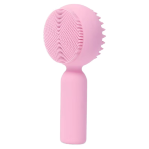 Portable Mini Silicone Facial Cleansing Brush Hand-Held Deep Exfoliation Skincare Tool Face Scrubber and Brush for Cleaning