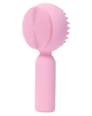 Portable Mini Silicone Facial Cleansing Brush Hand-Held Deep Exfoliation Skincare Tool Face Scrubber and Brush for Cleaning