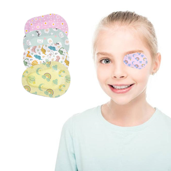 Free Cost ODM Non Latex Hypoallergenic Adhesive Eye Patch for Kids with Lazy Eye