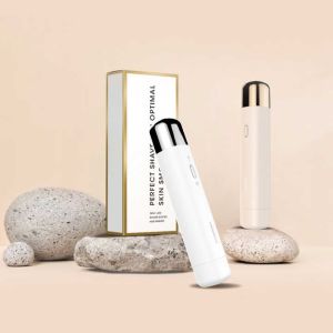 Nicemay 2 in 1 Dual Head Bikini Trimmer IPX6 Waterproof Wet Dry Use Body Women Electric Shaver Facial Hair Remover