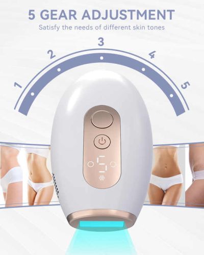 Skin Rejuvenation IPL Hair Removal Portable Handset Smooth Skin Laser Beauty Ice Cooling IPL Hair Removal for Home Use