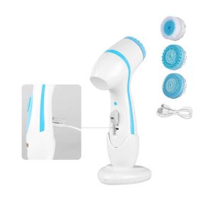 Sonifer SF-9661 IPx5 Waterproof Spin Facial Brush With Food Grade Silicone Material USB Rechargeable Facial Brush