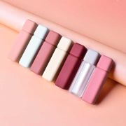 Skin Care Bottle Packaging Lip Gloss Square Cosmetic Container Plastic Pretty Matte Mini Liquid Lipstick Set Makeup Lip Gloss