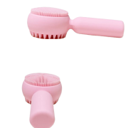 Portable Mini Silicone Facial Cleansing Brush Hand-Held Deep Exfoliation Skincare Tool Face Scrubber and Brush for Cleaning